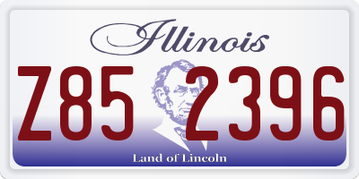 IL license plate Z852396