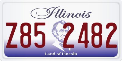 IL license plate Z852482