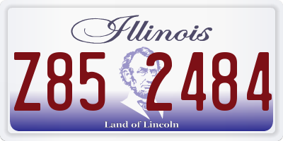 IL license plate Z852484