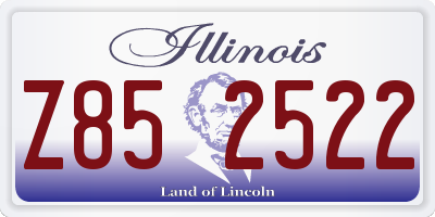 IL license plate Z852522