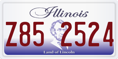IL license plate Z852524
