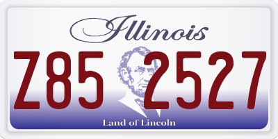 IL license plate Z852527