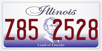 IL license plate Z852528