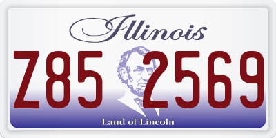 IL license plate Z852569
