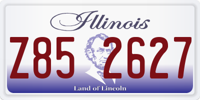 IL license plate Z852627