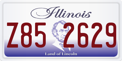 IL license plate Z852629