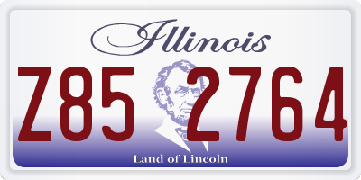 IL license plate Z852764