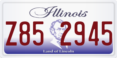 IL license plate Z852945
