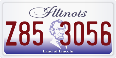 IL license plate Z853056