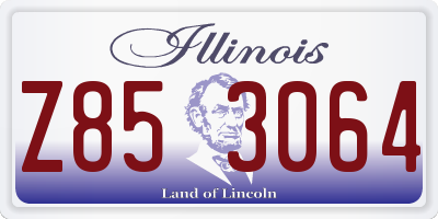 IL license plate Z853064