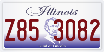 IL license plate Z853082