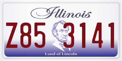 IL license plate Z853141
