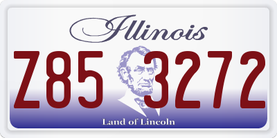 IL license plate Z853272