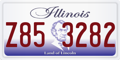IL license plate Z853282
