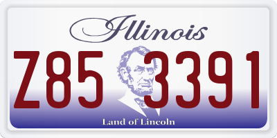 IL license plate Z853391