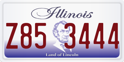 IL license plate Z853444