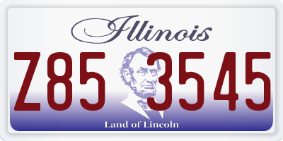 IL license plate Z853545