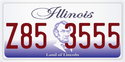 IL license plate Z853555