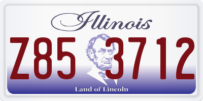 IL license plate Z853712