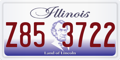 IL license plate Z853722