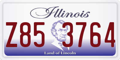 IL license plate Z853764