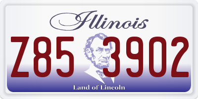 IL license plate Z853902