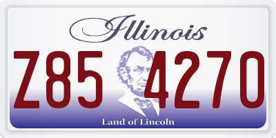 IL license plate Z854270