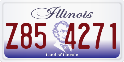 IL license plate Z854271