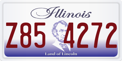 IL license plate Z854272