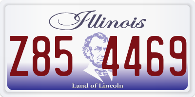 IL license plate Z854469