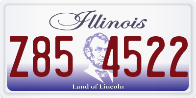 IL license plate Z854522