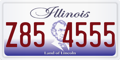 IL license plate Z854555