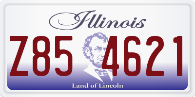 IL license plate Z854621