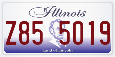 IL license plate Z855019