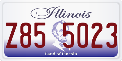 IL license plate Z855023