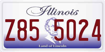 IL license plate Z855024