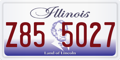 IL license plate Z855027