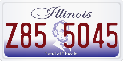 IL license plate Z855045