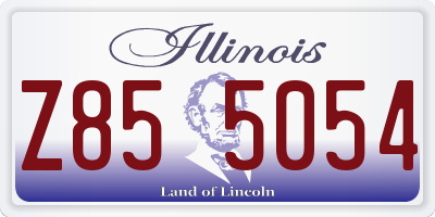 IL license plate Z855054