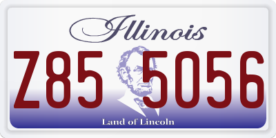 IL license plate Z855056
