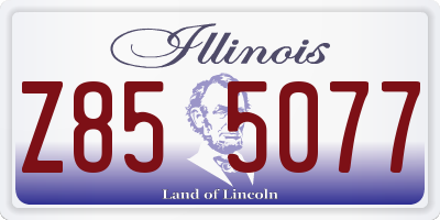 IL license plate Z855077