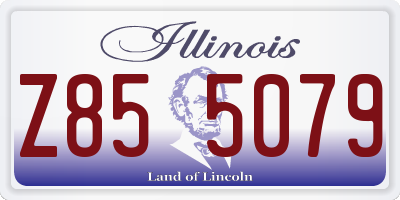 IL license plate Z855079