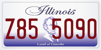IL license plate Z855090