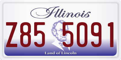 IL license plate Z855091