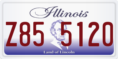 IL license plate Z855120