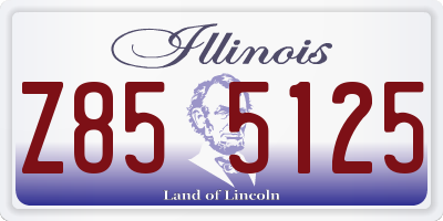 IL license plate Z855125