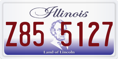 IL license plate Z855127