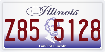 IL license plate Z855128