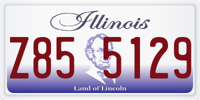 IL license plate Z855129