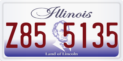 IL license plate Z855135